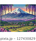 富士山イラスト 127430829