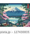 富士山イラスト 127430835