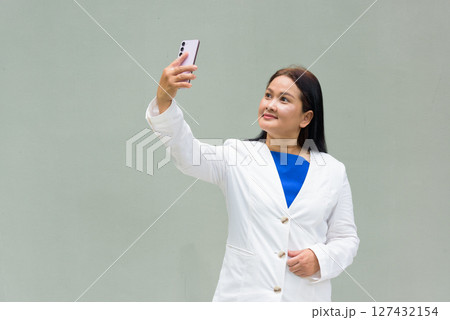 Portrait of mature Asian woman 127432154