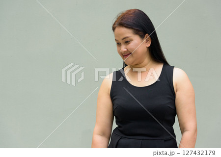 Portrait of Asian mature woman Portrait of Asian mature woman 127432179