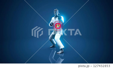 man_kick_turn_kidneys man_kick_turn_kidneys 127432853