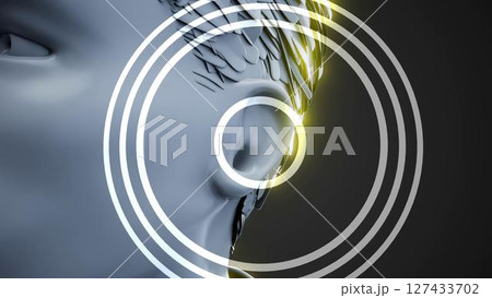 man_ear_grey man_ear_grey 127433702