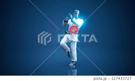 man_kick_turn_kidneys man_kick_turn_kidneys 127433727