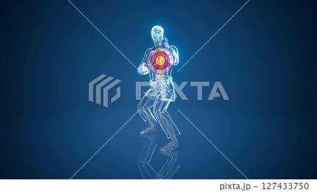 man_kick_turn_XRAY_heart 127433750