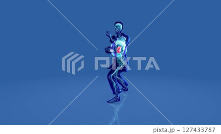 man_kick_liver_black man_kick_liver_black 127433787