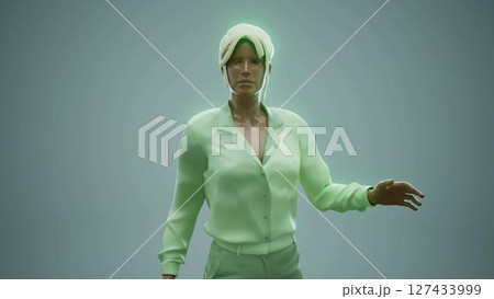 woman_ear_green woman_ear_green 127433999