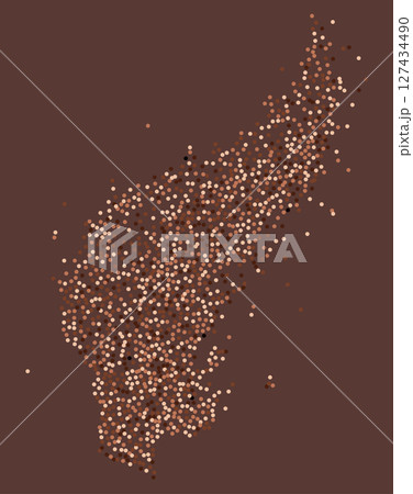 Brown particles flow 127434490