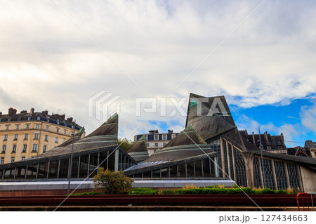 Church of Saint Joan of Arc in the center of the ancient market square in Rouen, Normandy, France 127434663