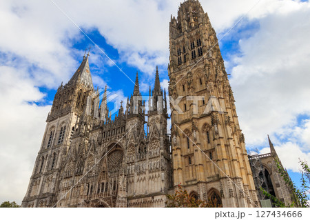 Cathedral Notre Dame of Rouen in France 127434666