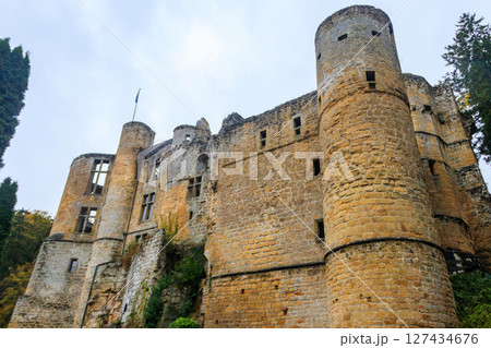 Ruins of the medieval Beaufort castle, Luxembourg Ruins of the medieval Beaufort castle, Luxembourg 127434676