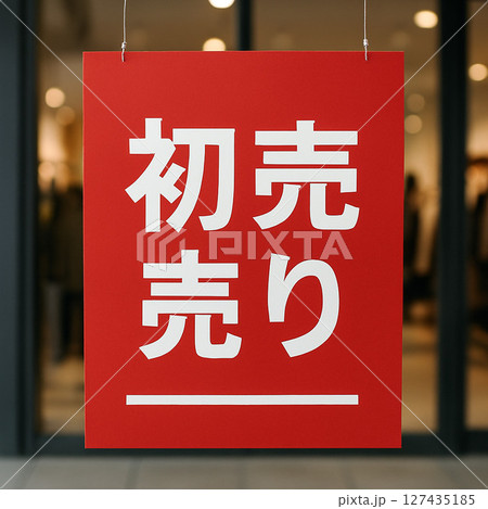 閉店した店舗の看板 閉店した店舗の看板 127435185