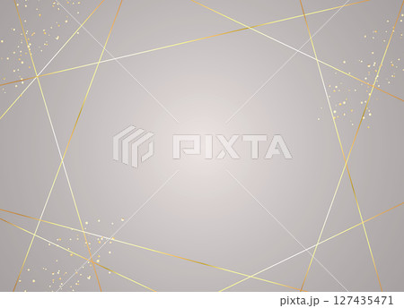 セールやお祝いのデザインに最適なエレガントなグレーと金の背景 127435471