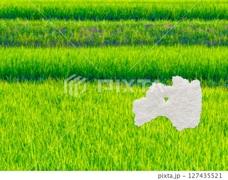 米で作った福島県の地図 米で作った福島県の地図 127435521