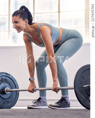 Bodybuilder, strong and weightlifting with woman and fitness in gym, exercise and weights workout routine for muscle and power. Bodybuilding, body training and endurance for health and wellness. Bodybuilder, strong and weightlifting with woman and fitness in gym, exercise and weights workout routine for muscle and power. Bodybuilding, body training and endurance for health and wellness. 127435703