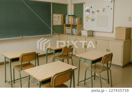 誰もいない教室 誰もいない教室 127435739