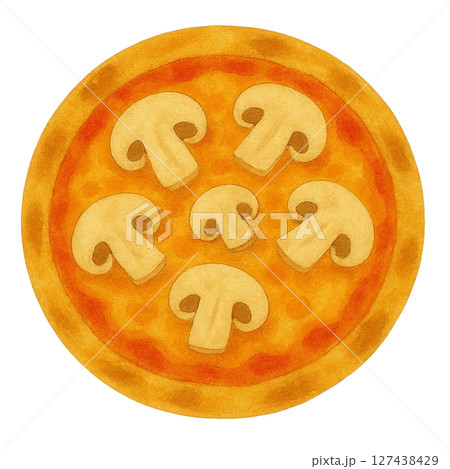 【ピザ】フンギのイラスト 127438429