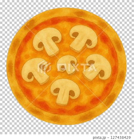 [Pizza] Fungi's illustration 127438429