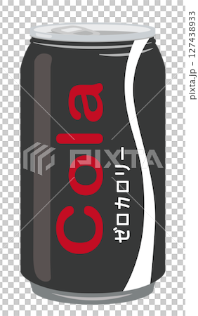 缶ジュース_コーラ（ゼロカロリー） 127438933