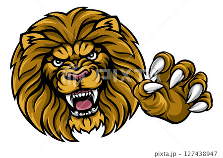 Lion Animal Sports Mascot 127438947