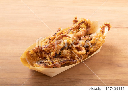 烏賊げそ天　舟盛り 127439111