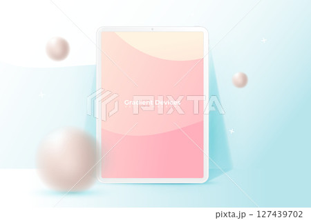 iPhoneイラスト　モックアップ  127439702