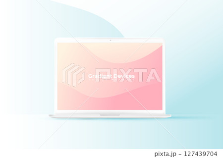 iPhoneイラスト　モックアップ  127439704