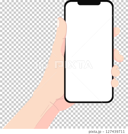 iPhone illustration mockup iPhone illustration mockup 127439711