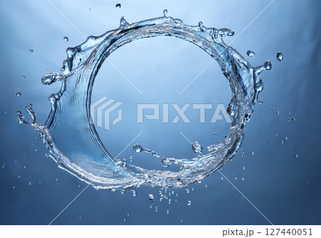 水飛沫でできた輪 127440051