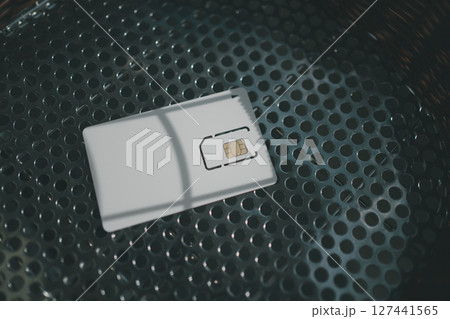 SIMカード台紙 127441565