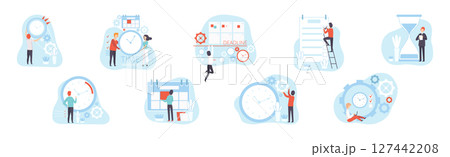 Effective Time Management with Man and Woman Manage Task Vector Set 127442208