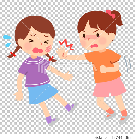 孩子說話前先動手，打架，情緒控制 127443366