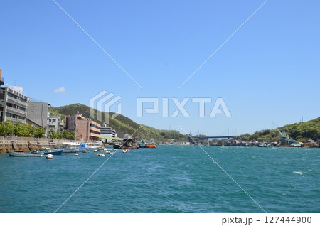 尾道水道･尾道大橋（広島県尾道市） 127444900