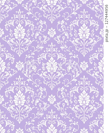 《AI画像》模様の入った紫色の背景素材 《AI画像》模様の入った紫色の背景素材 127444956