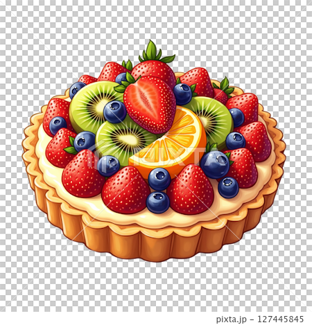 パステルカラーとスイーツの世界 127445845