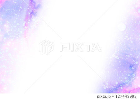 水彩フレーム 背景素材 127445995