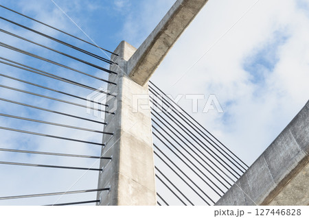 PC斜張橋のケーブル 127446828