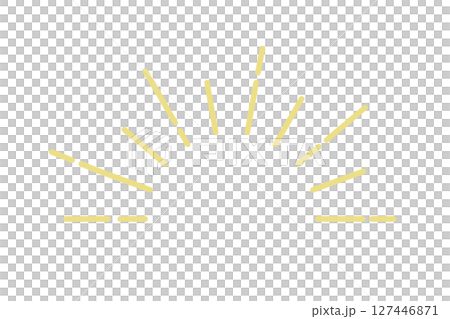 Simple emphasis image material: Yellow Simple emphasis image material: Yellow 127446871