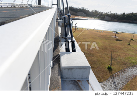 斜針橋のケーブル定着部 127447235
