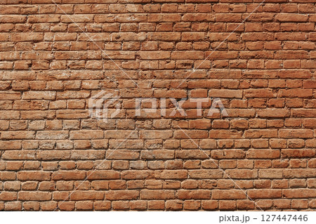 Old brick wall background. Old grunge brickwork 127447446