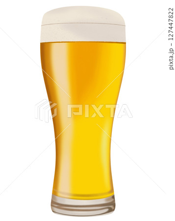 グラスに入ったビール 127447822