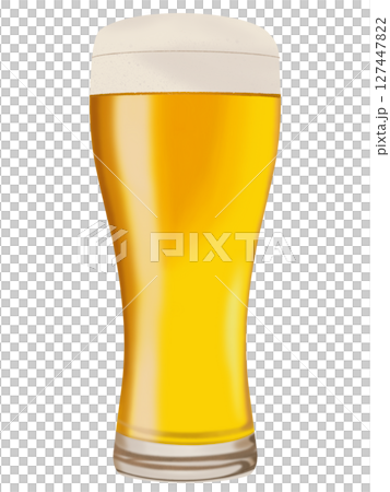 グラスに入ったビール 127447822