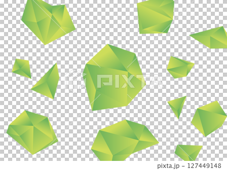 シンプルな多面体のイラスト素材 シンプルな多面体のイラスト素材 127449148