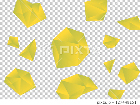 Simple polyhedron illustration material 127449151
