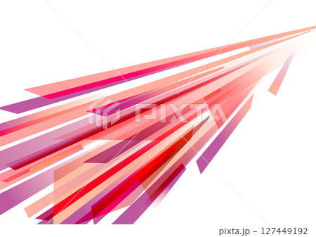 赤のスピードラインイメージ背景 127449192
