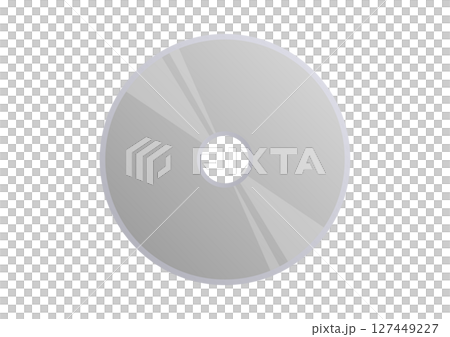 Simple flat DVD illustration material 127449227
