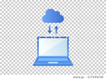 シンプルなクラウドイメージ素材 127449240