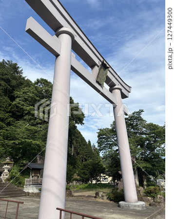 鳥居のある風景　気多若宮神社 127449300