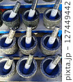 Collection of Granite Mortar and Pestle for Sale. Ang Sila Village, Thailand. 127449442
