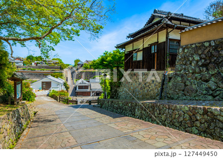 大分県　杵築の町並み 127449450