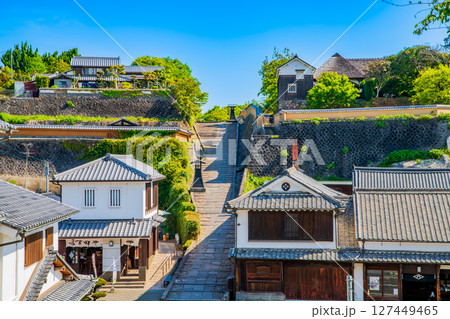 大分県　杵築の町並み 127449465